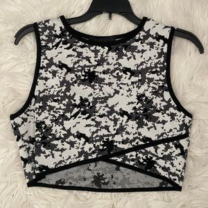 matching crop top skirt set